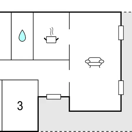 Three-bedroom Holiday With A Fireplace In -pg-